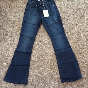 KanCan Dark Blue Flare Jeans